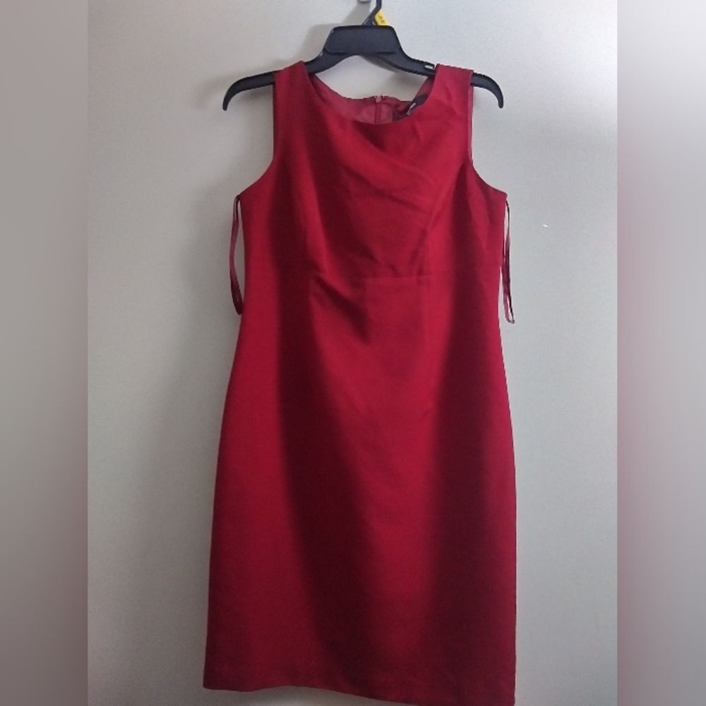 Le Suit Separates Red Sheath Dress Size 6